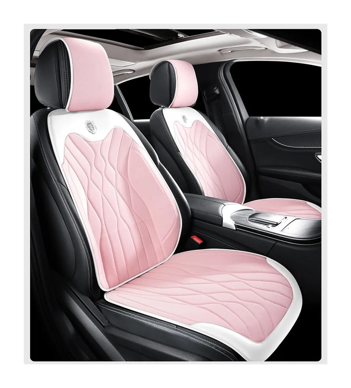 Hviyroi car seat cushion Cute Pink Ice Silk Car Seat Cushions Universal Protection Mat(Pink)
