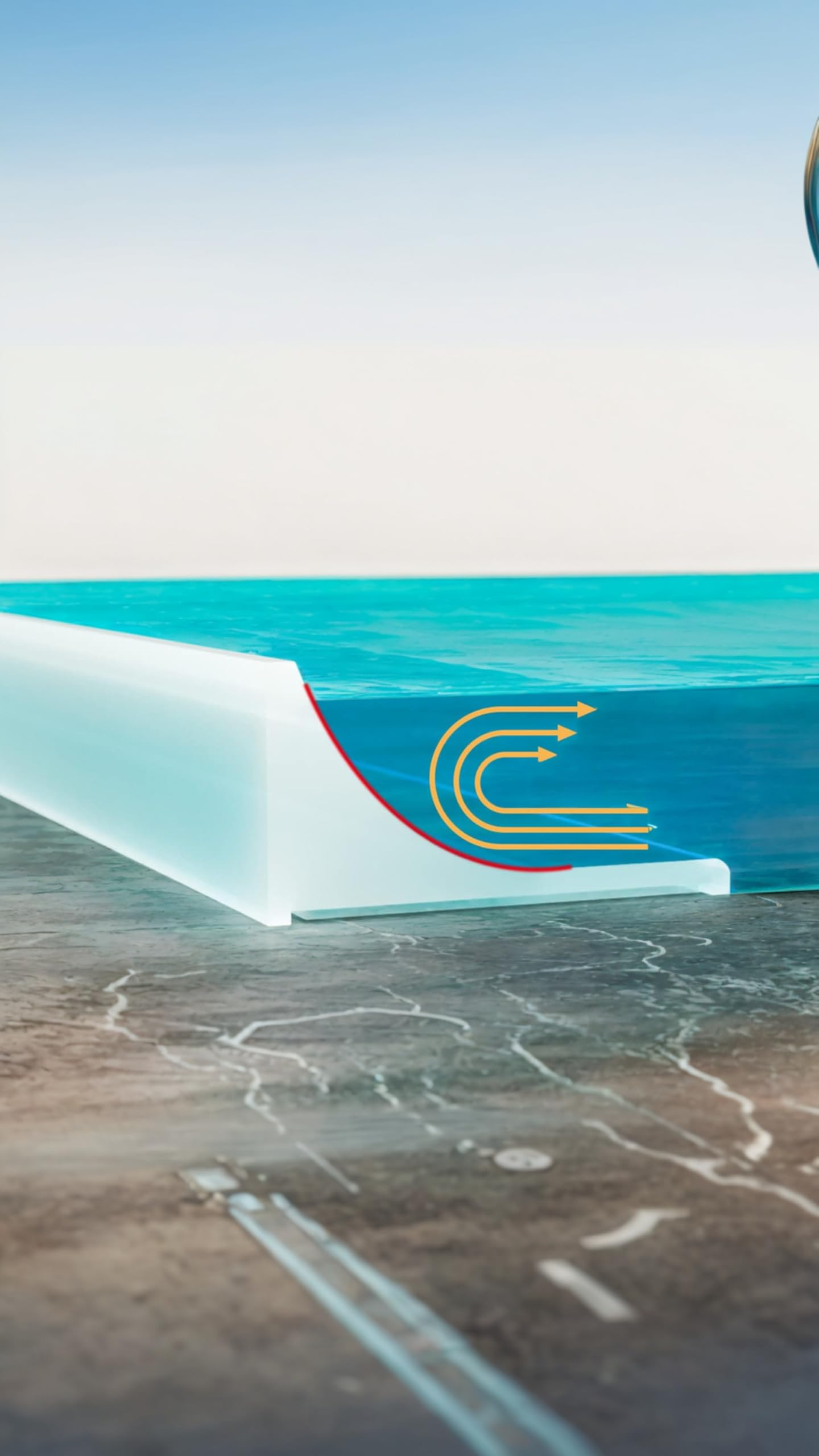 Sweet seven 39 Inch Collapsible Water Dam for Sink, Shower, Tub - Clear Threshold Barrier, 0.47" Tall Splash Guard for Bathtub, Countertop, Sink, Cooktop