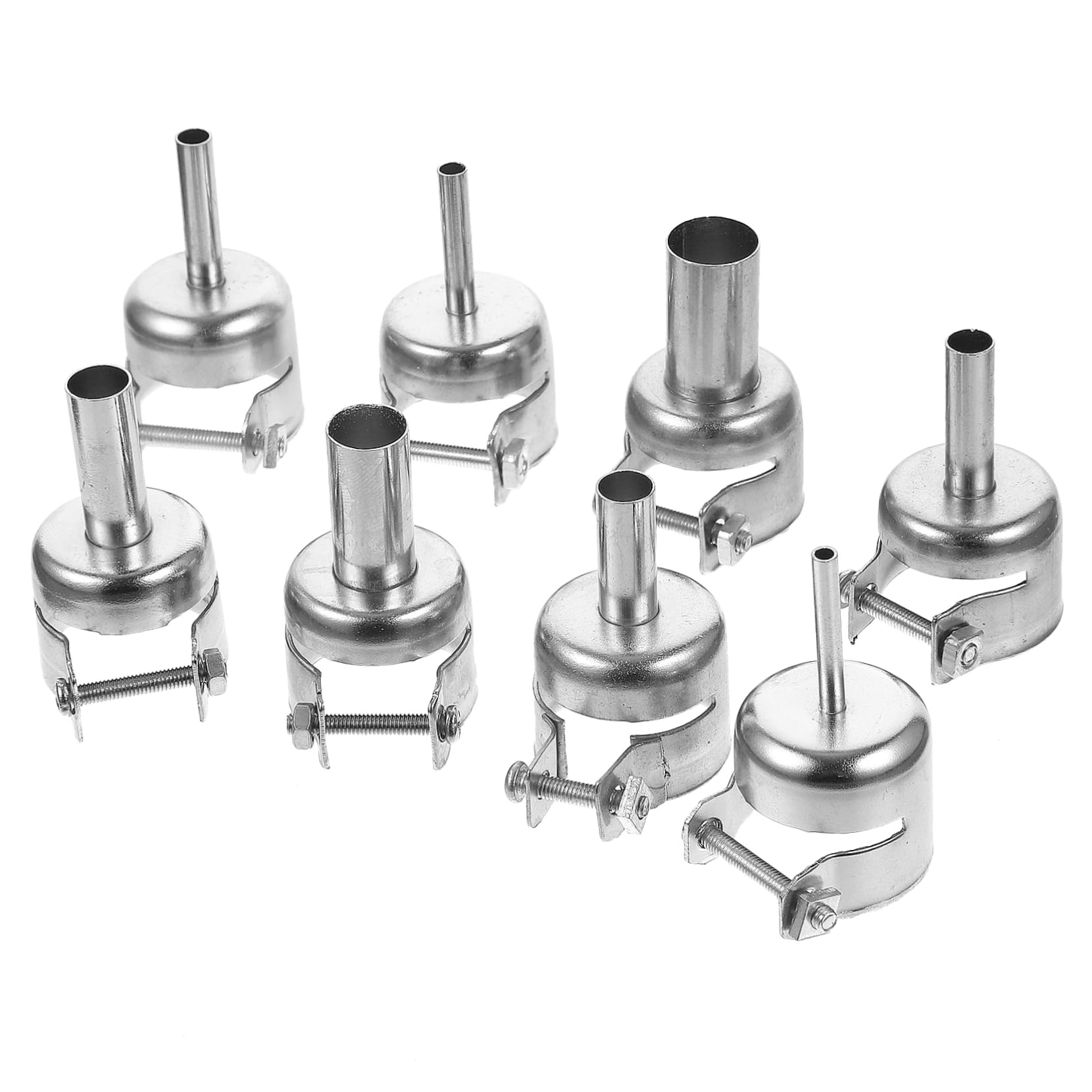 Unomor Compatible Heat Nozzles 8pc Hot Air Nozzles Kit Soldering Tips Replacement for Soldering Station