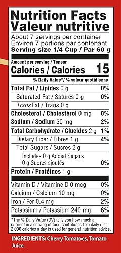 Miniatura 3 de Tuscanini Tomates cherry enteros de 14.1 onzas (paquete de 4) Importado de Italia, delicioso sabor y textura, lata forrada sin BPA, Kosher