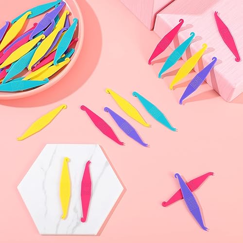 Miniatura 7 de Nuanchu 50 piezas de llaves de goma herramienta de banda de goma dental, bandas elásticas de goma placers desechables de ortodoncia elástico placer