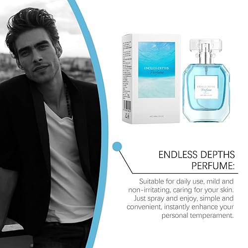 Miniatura 9 de Infinite Deep Sea Perfume  Perfumes de feromonas para hombres  Fragancia fresca del océano fresca y duradera, desata la masculinidad, 1.0 onzas