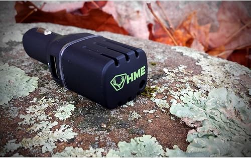 Miniatura 4 de HME Scent Slammer - Purificador de aire para automóvil con puertos USB duales  Limpiador de aire de doble ozono portátil compacto y eficaz para