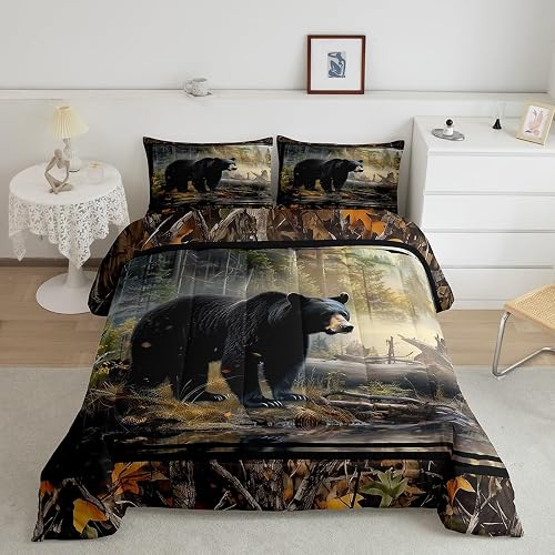 Feelyou Bear Bedding Set Queen Size Kids Country Farmhouse C