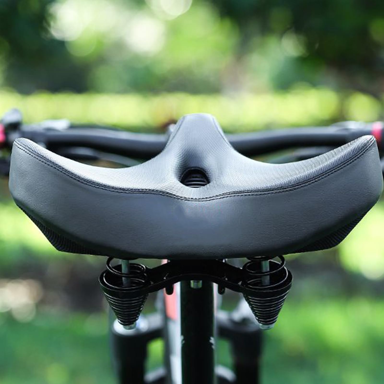 Bike Saddle – amortyzująca wstrząsy poduszka z wodoodporną osłoną dla mężczyzn i kobiet, wymienna poduszka na drogę, do góry, na wycieczkę, zajęcia, skuter, jazdę na rowerze, przygody w podróży