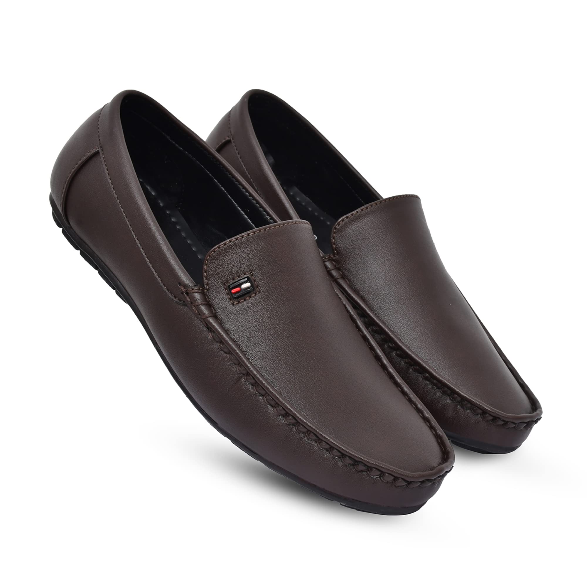 SHUAN Synthetic Leather Penny Loafer Shoes for Men Brown (B0D6RFGL47) Amazon Price History, Amazon Price Tracker