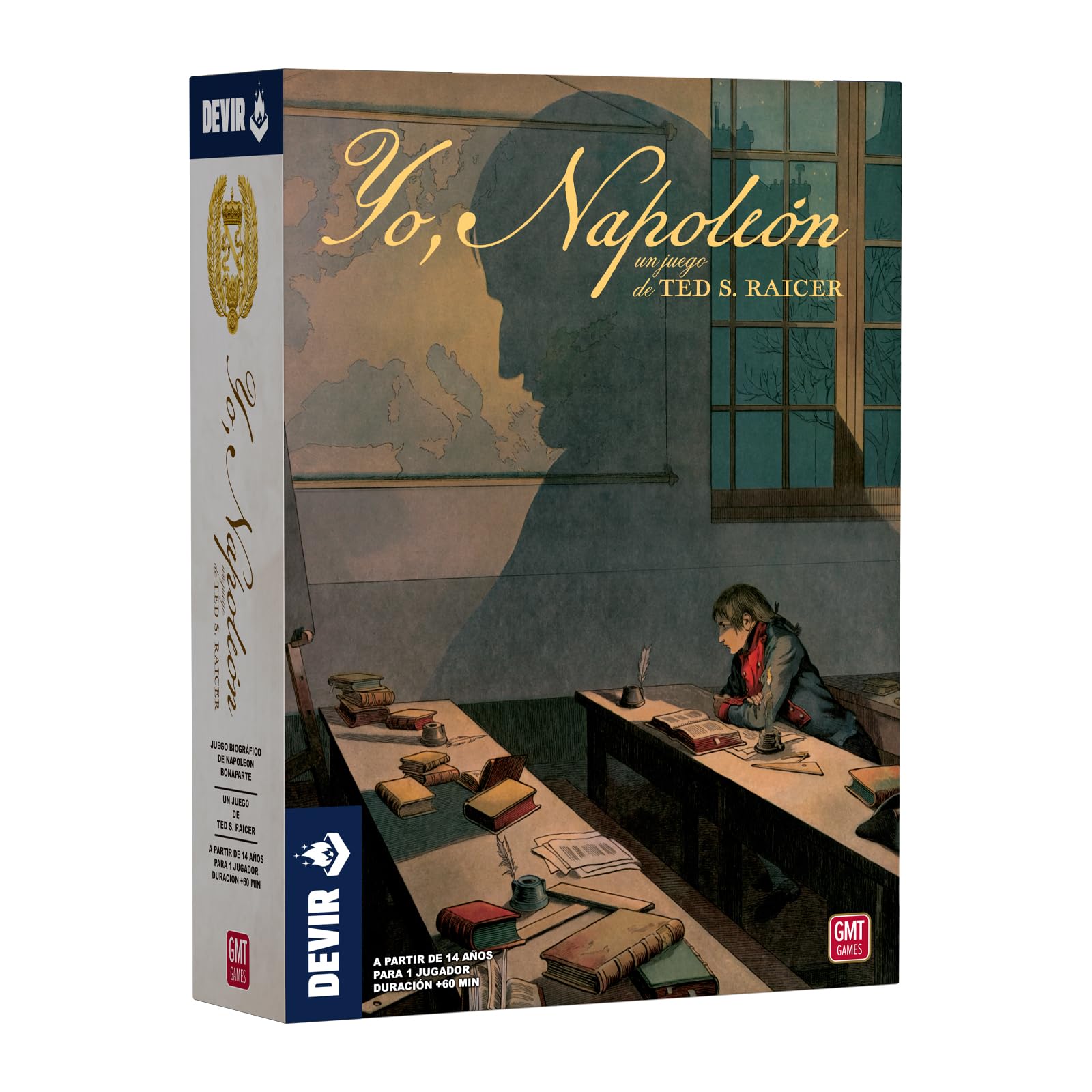 Devir - Yo, Napoleón | Juego de Mesa en Solitario de Estrategia histórica y gestión política | Cartas, campaña narrativa, Decisiones y Conquista de Europa | Versión española