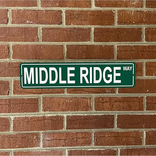 Vista 187 de Ohio Mountains Pick Your Mountain Compatible/repuesto para Ballards Hill United States Mountain Aluminio Metal Tin Street Sign Style decoración