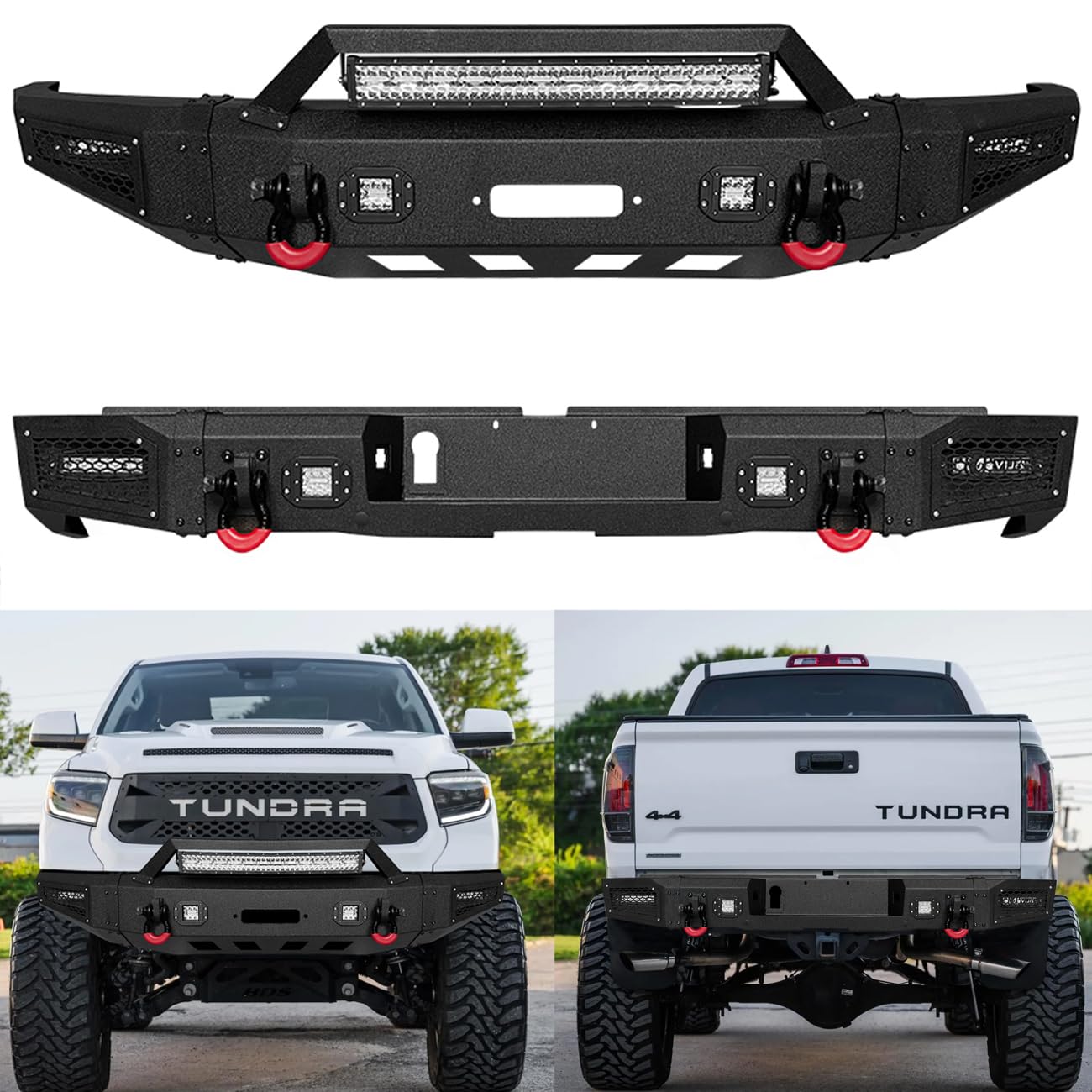 Vijay Front and Rear Bumper for 2014-2021 Tundra