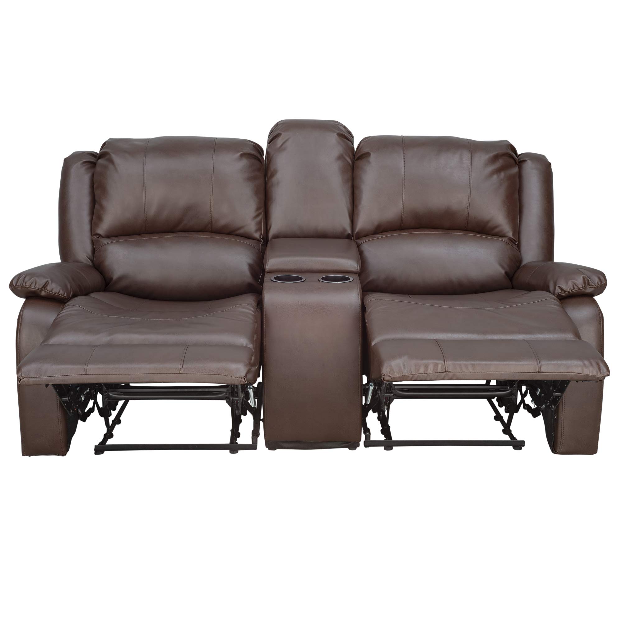 RecPro Charles Collection 70" Double Recliner RV Sofa & Console RV
