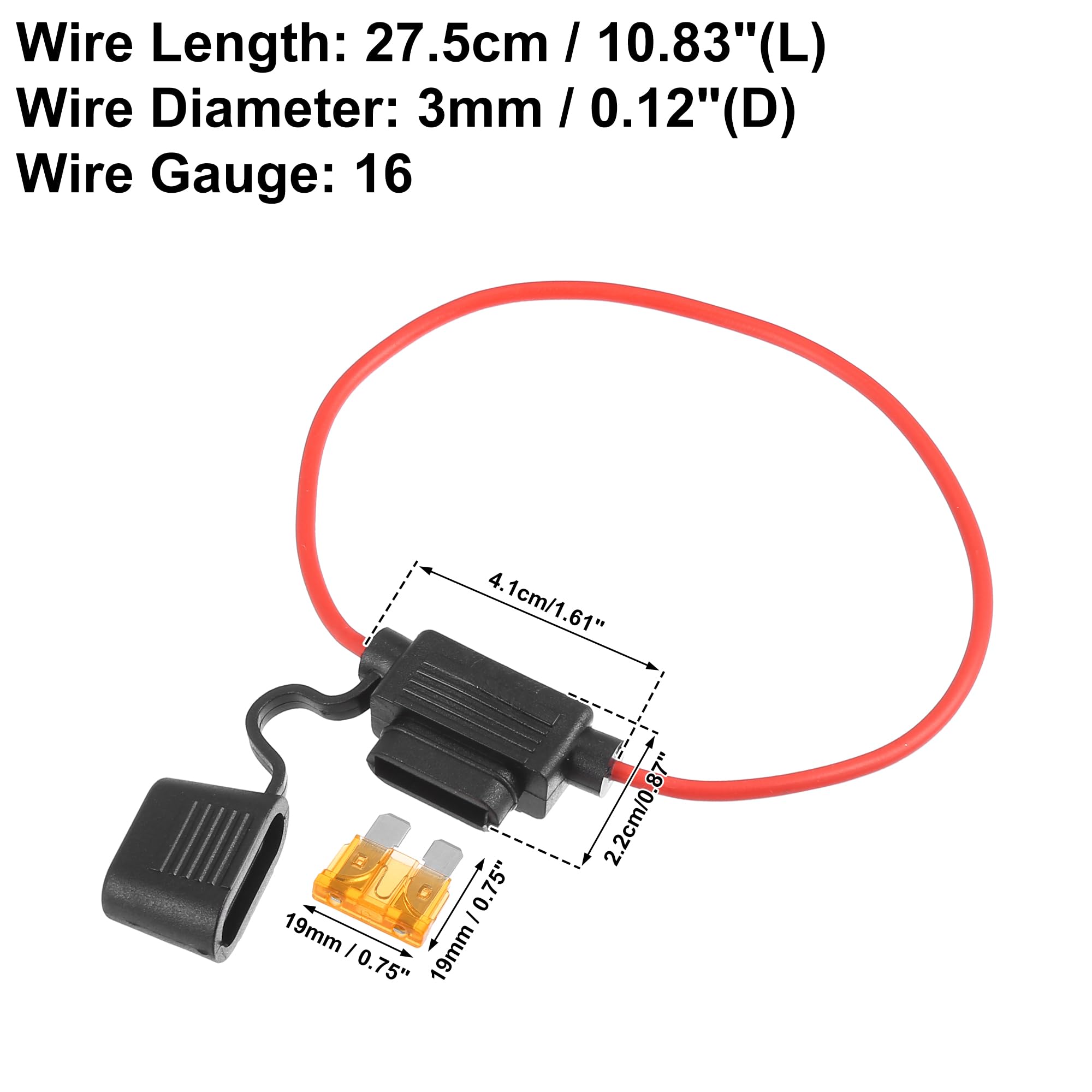 Porte Fusible 12v QUARKZMAN Ensemble De 4 Porte-fusibles En Ligne Porte Fusible 12v QUARKZMAN Ensemble De 4 Porte-fusibles En Ligne