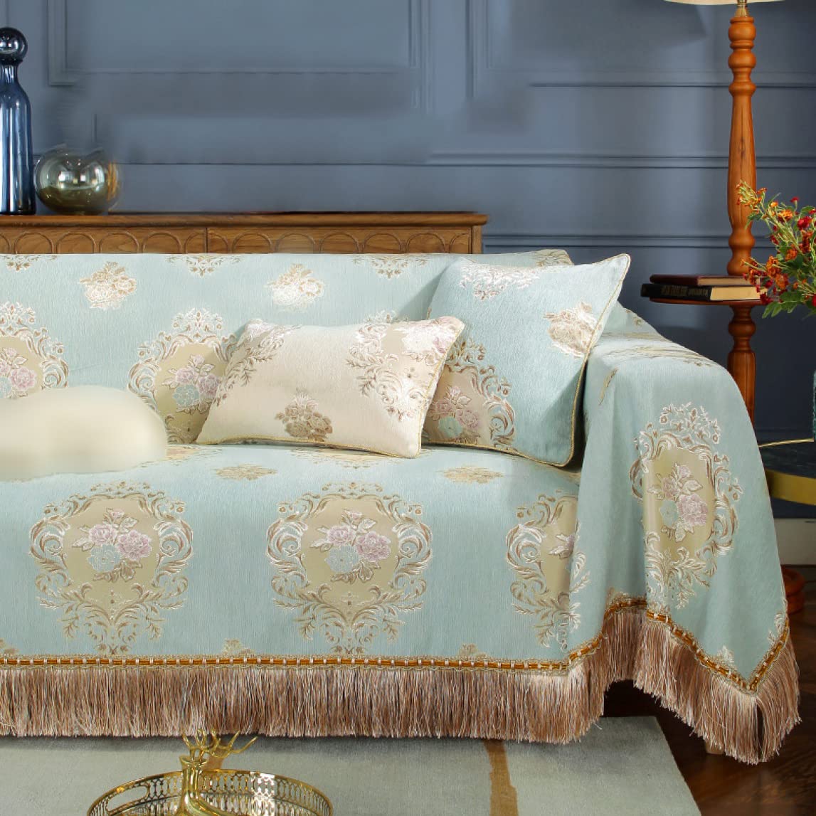 Amazon｜[SDGYS3G] マルチカバー ソファカバー 185*200 北欧