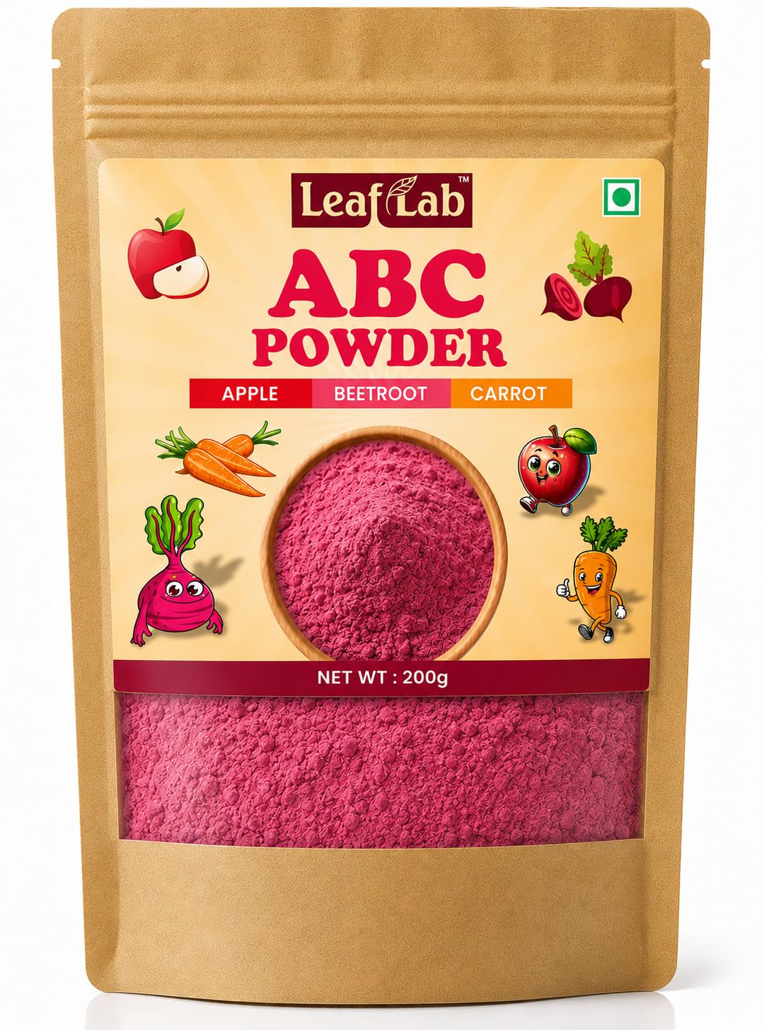 LeafLab ABC Juice Powder 200g - Image 1