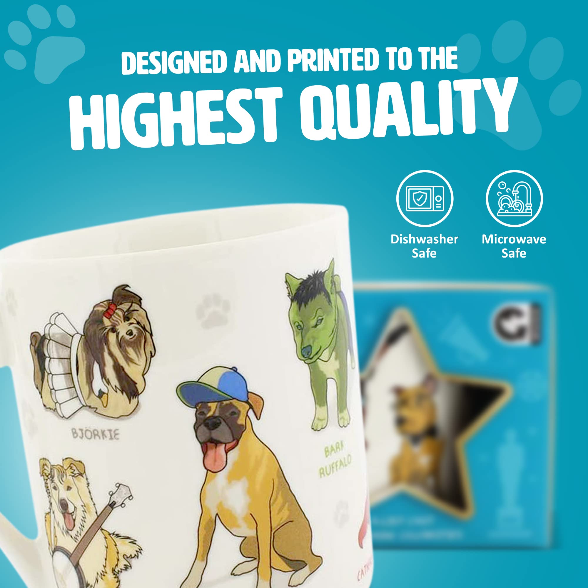Amazon.com: Ginger Fox Celebrity Dog Novelty Mug - Features 9