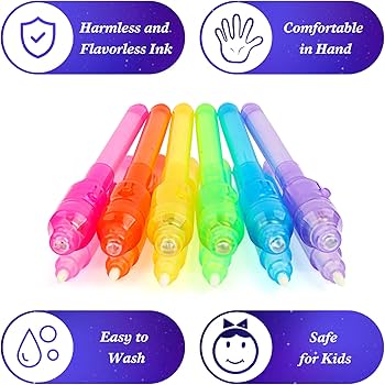 Amazon.com: Thesixowls Invisible Ink Pen, 12 Pcs Spy Pen