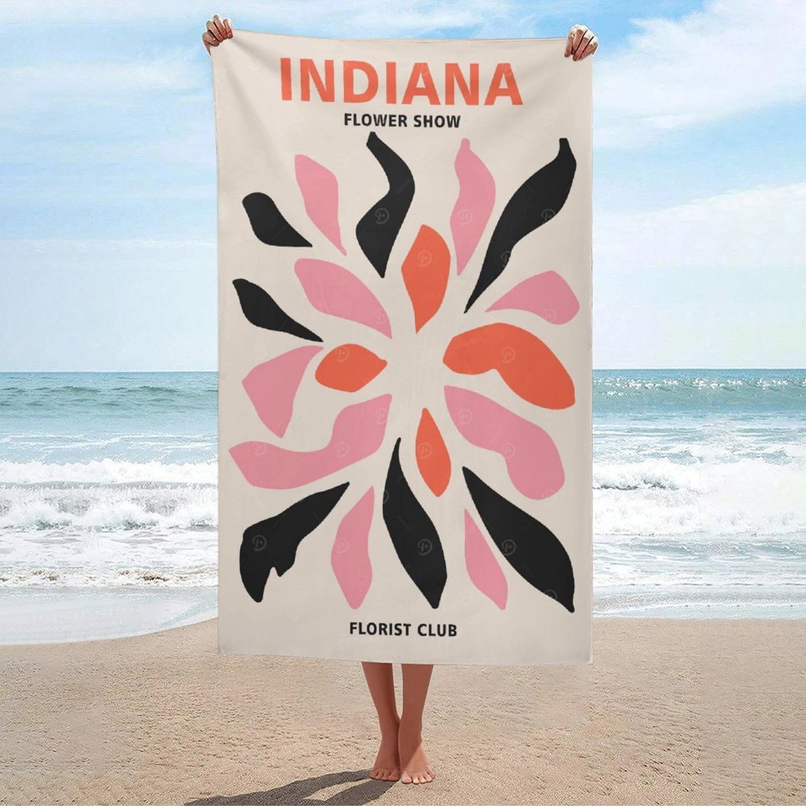 Serviette de plage anti-sable 130x80 cm pour éviter l'humidité
