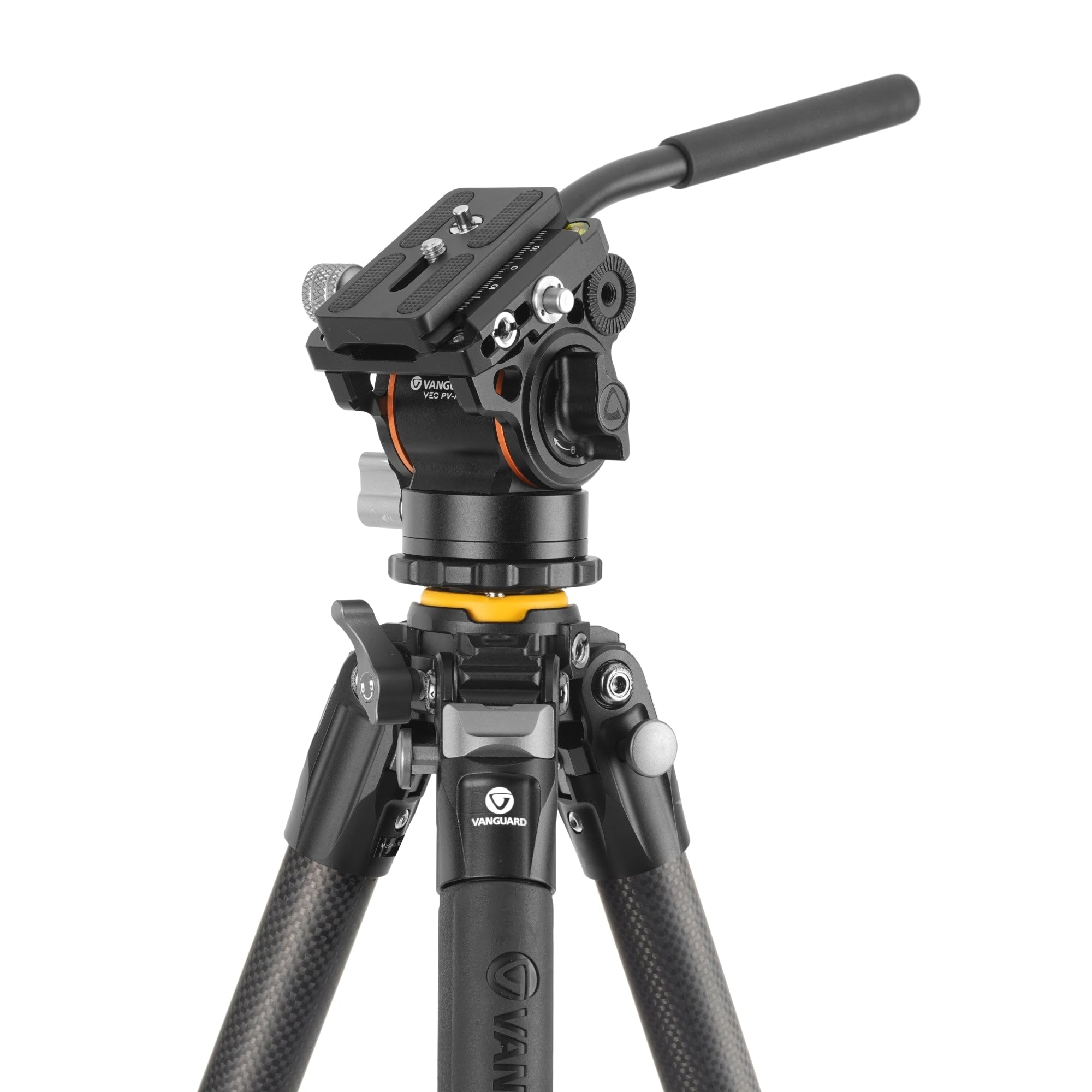Vanguard Veo 5 264CV14 - Trípode de vídeo de Carbono, rótula Veo PV-14