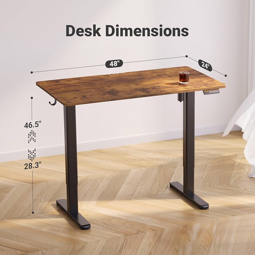 事務机・学習机 Standing Desk Amazon.com: WALKINGDESK 48x24 Inches Electric Standing Desk