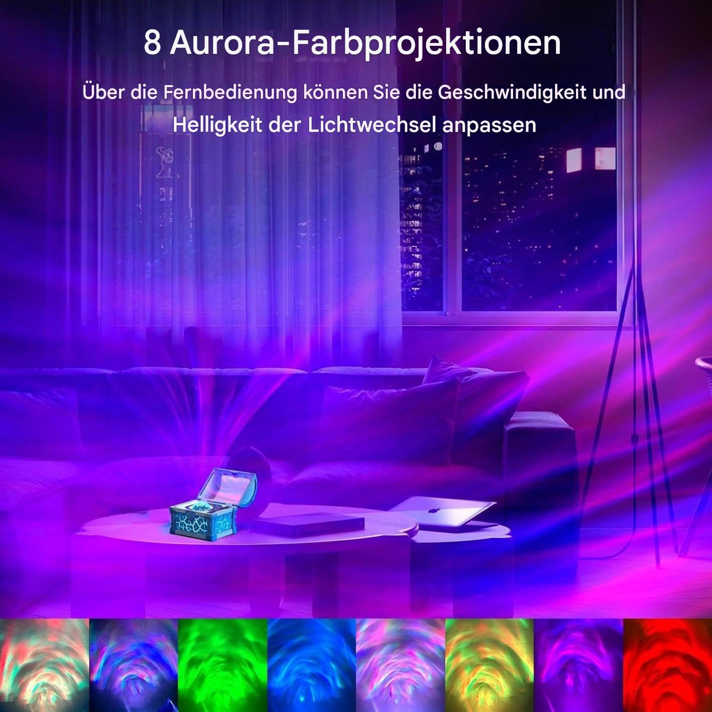 Projektor Galaktyki Urocza Lampa z Regulacją Jasności