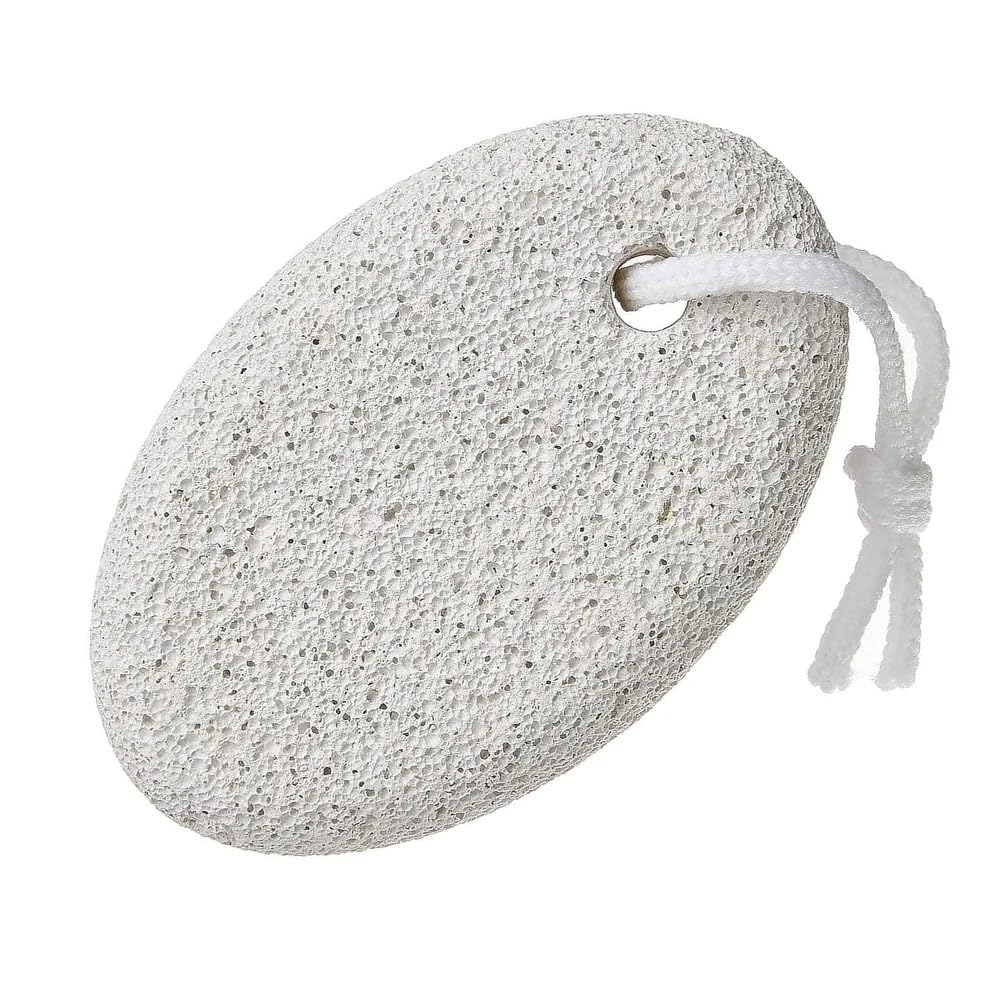 Pumice Stone for Feet, Pack of 1, MultiColor (Grey Blue Pink), with Hanging Rope For Easy Storage. Ideal For Foot Care And Callus Removal. (Gray)-image-18