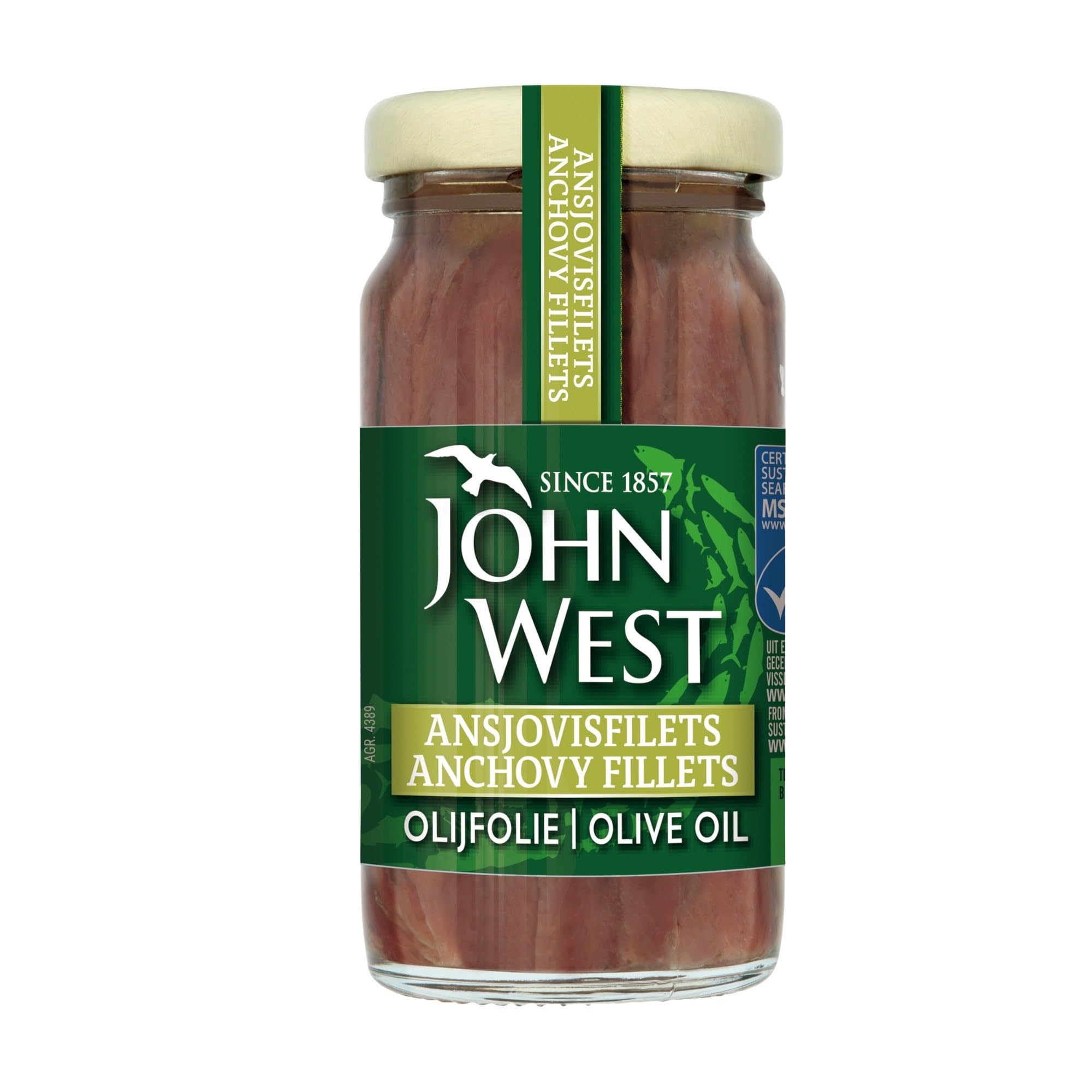 John West Anchovy Fillets in Olive Oil 95 g