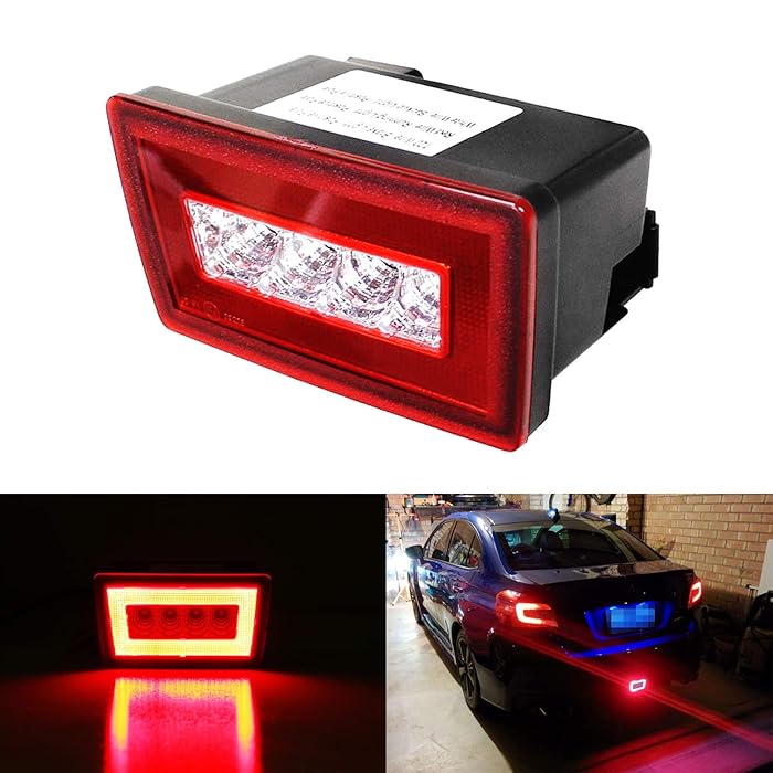 Buy iJDMTOY Red Lens 3In1 LED Rear Fog Light Kit For 11up Subaru