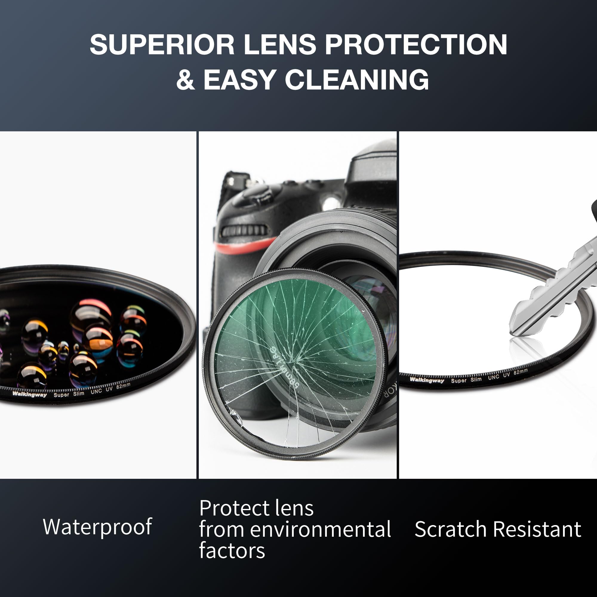 Walking Way 39 MM UNC UV-Filter Ultradünne Multi-Nano-Beschichtung Super Slim MRC UV Filter Schutzfilter Nano Schraubfilter