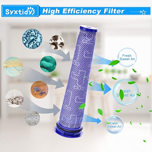 Miniatura 4 de Filtro de repuesto para Dyson DC40 Multi Floor, DC40 Animal, Pelota LigeraDelgada Animal, Origen y Aspiradoras Total Clean, Parte 923587-02 y