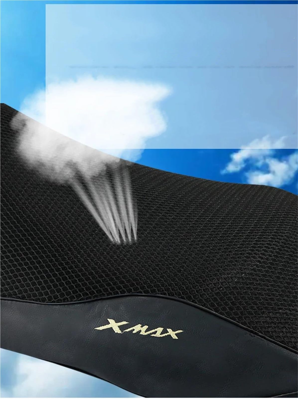 Housse De Selle Moto En Maille Respirante Pour Yamaha XMAX 125 250 300 400 - Confort Et Antidérapant