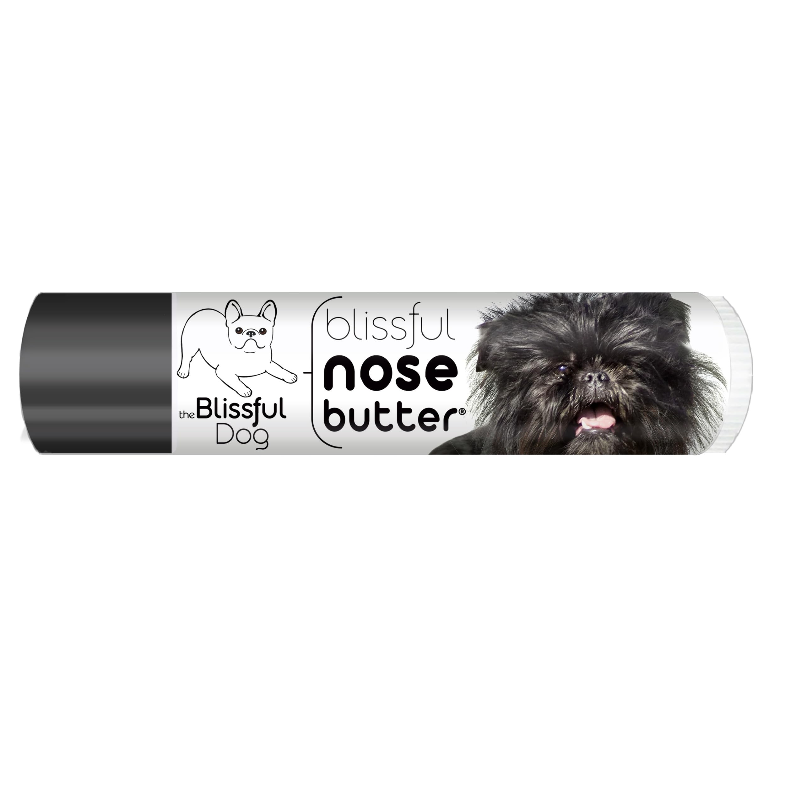 The Blissful Dog Affenpinscher Nose Butter for Dry, Cracked Skin, Lick-Safe Dog Nose Balm with Moisturizing Shea Butter, Almond, Olive, and Essential Oils, Pet Supplies, Uncented, 0.15 oz.