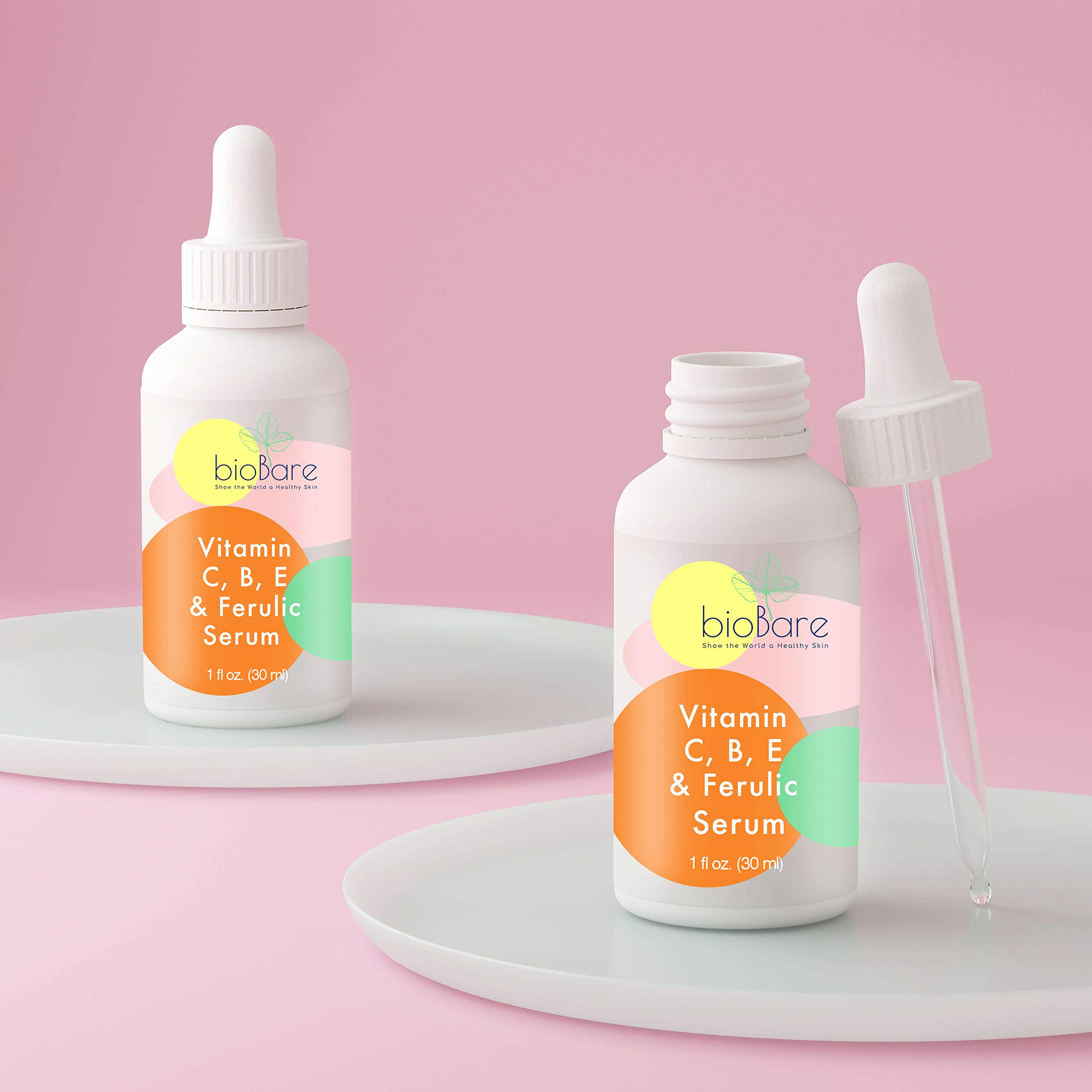 Buy BioBare Vitamin C B E, and Ferulic Serum With 20 LAscorbic Acid