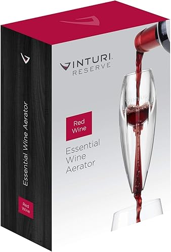 Miniatura 4 de Vinturi Reserve Essential - Aireador de vino tinto sin soporte para goteo color blanco
