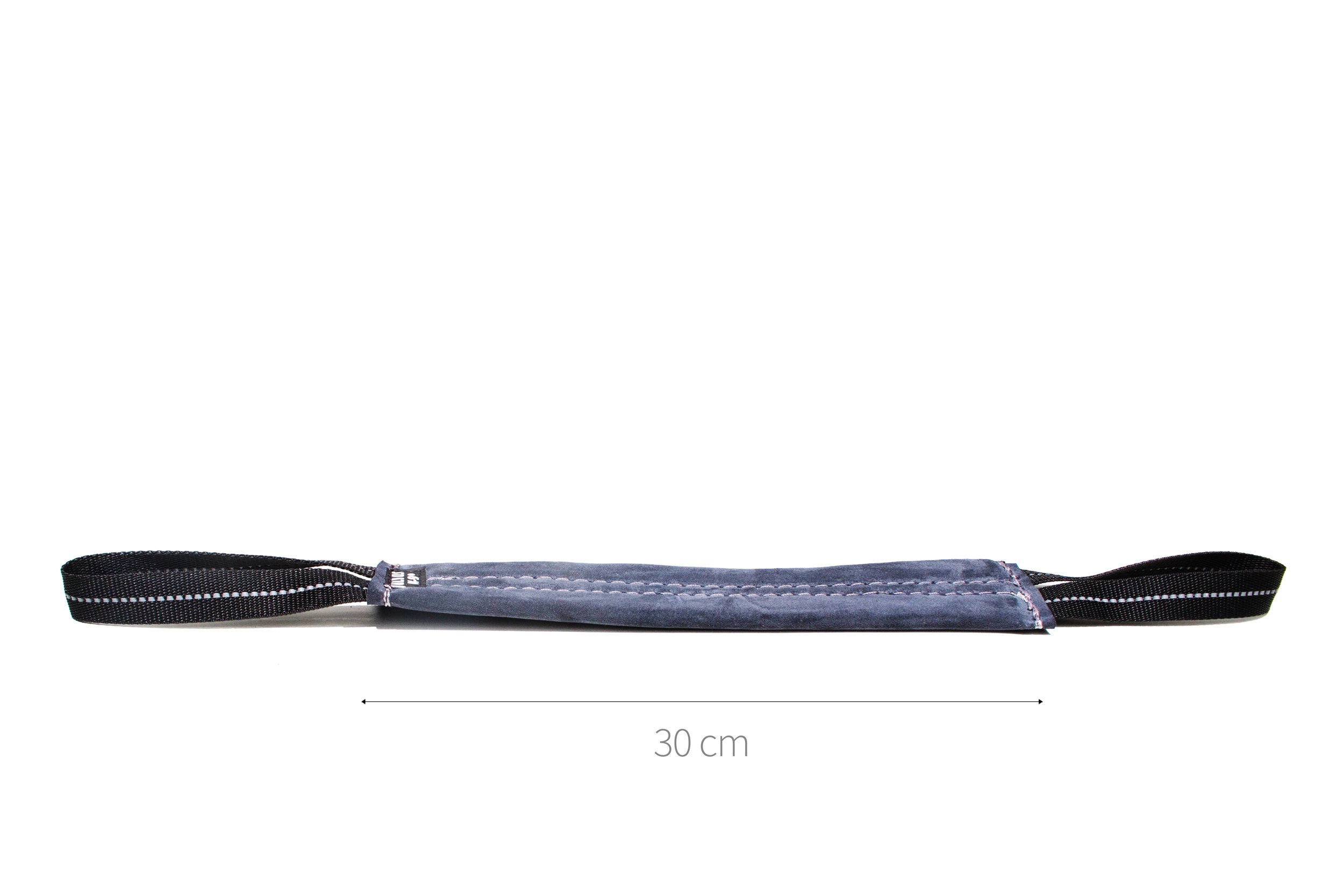 Julius-K9 185LE-30 Boudin à mordre en cuir plat avec 2 anses, 30 cm