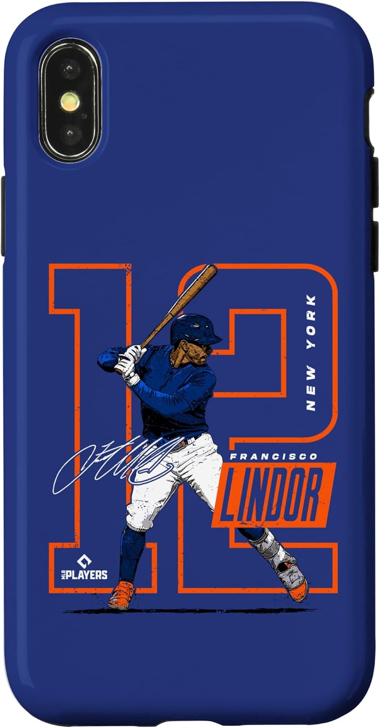 Francisco Lindor | New York Baseball MLB Player | MLBLIN4007 Case for iPhone 12/12 Pro