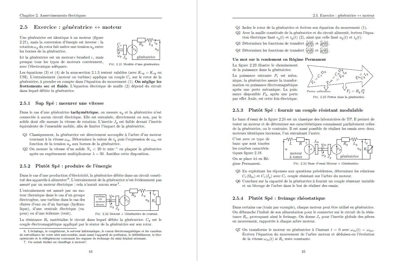 Sciences industrielles de l'ingénieur, mécanique et asservissements, exercices et problèmes: MPSI-PCSI-PTSI-MP-PSI-PT - exercices et problèmes