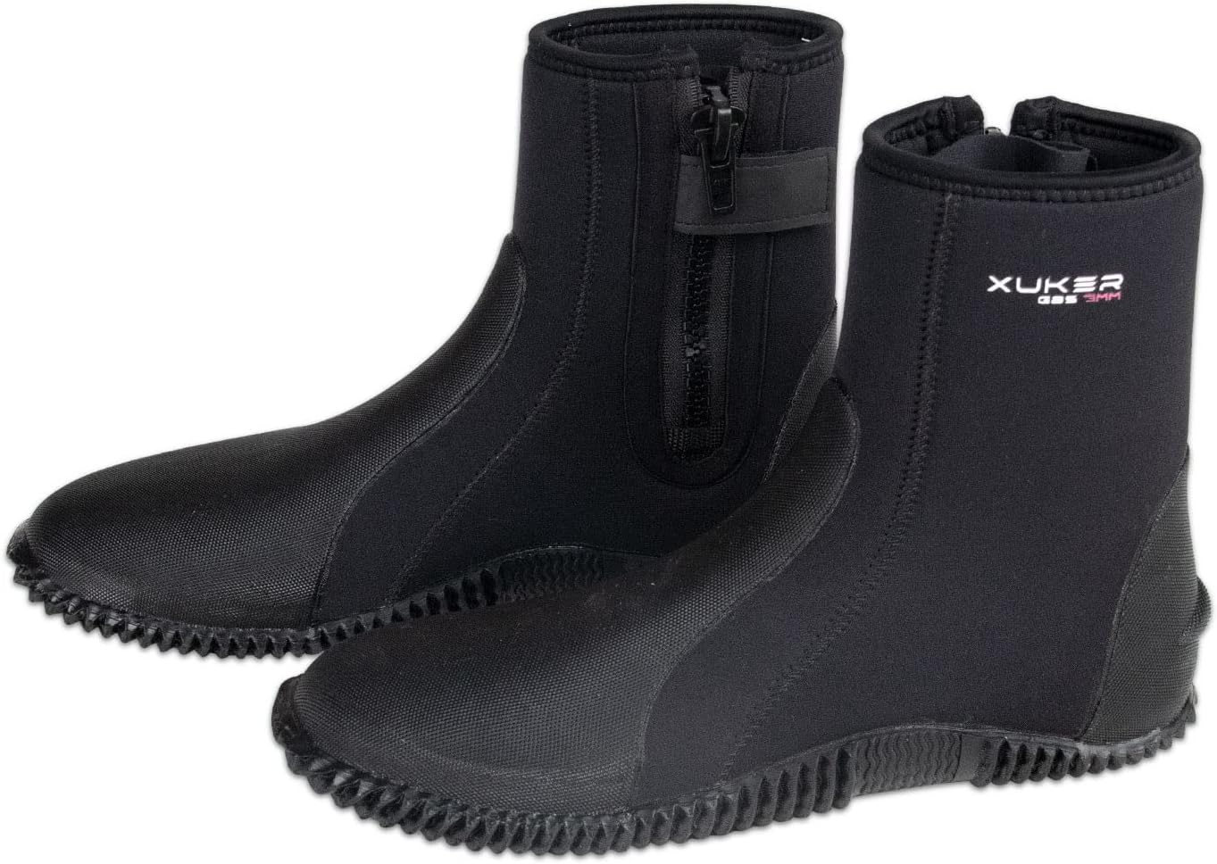 Neoprene Diving Boots, 5mm 3mm Water Shoes Wetsuit Booties Men Women with Anti-Slip Rubber Sole Side Zipper