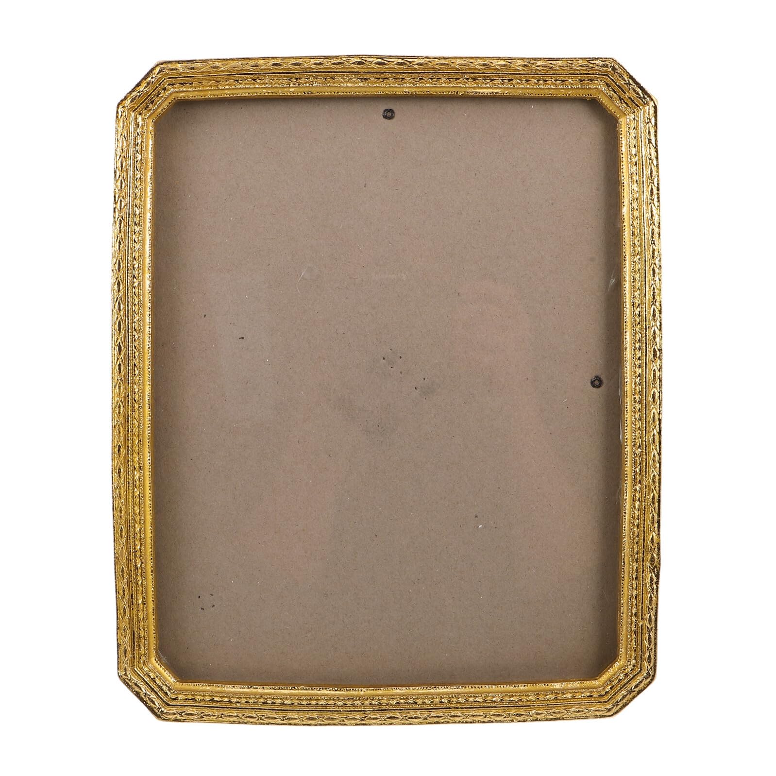 Gatuida Vintage Bilderrahmen 8x10 Gold aus Kunstharz Retro Fotorahmen zum Aufhängen und Aufstellen Kleiner Bilderrahmen für Wand und Tischdekoration im Wohnzimmer und Büro