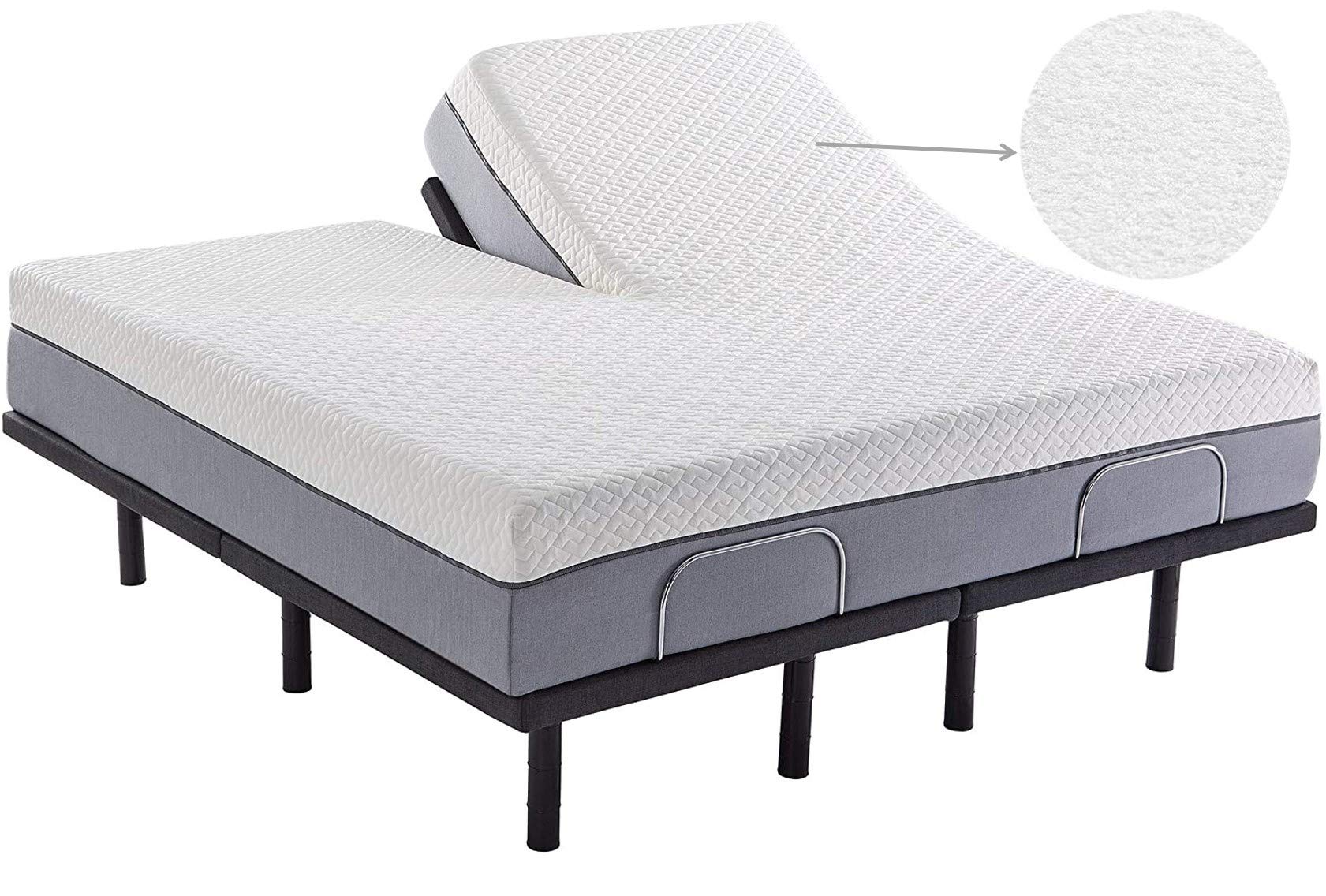 Waterproof Twin Box Spring Protector, White