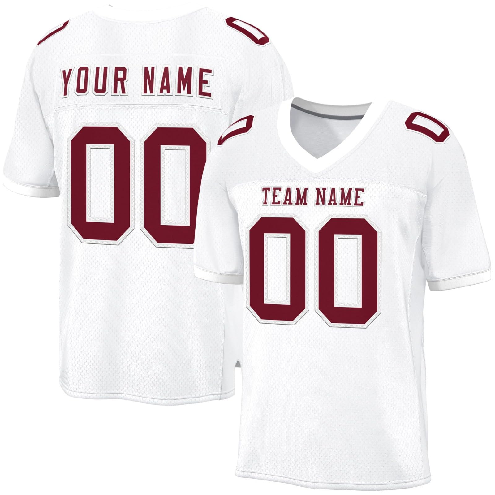 Jersey da Football Americano Personalizzata, Nome Numero Personalizzati Maglia Sportiva per Uomini Donne Giovani
