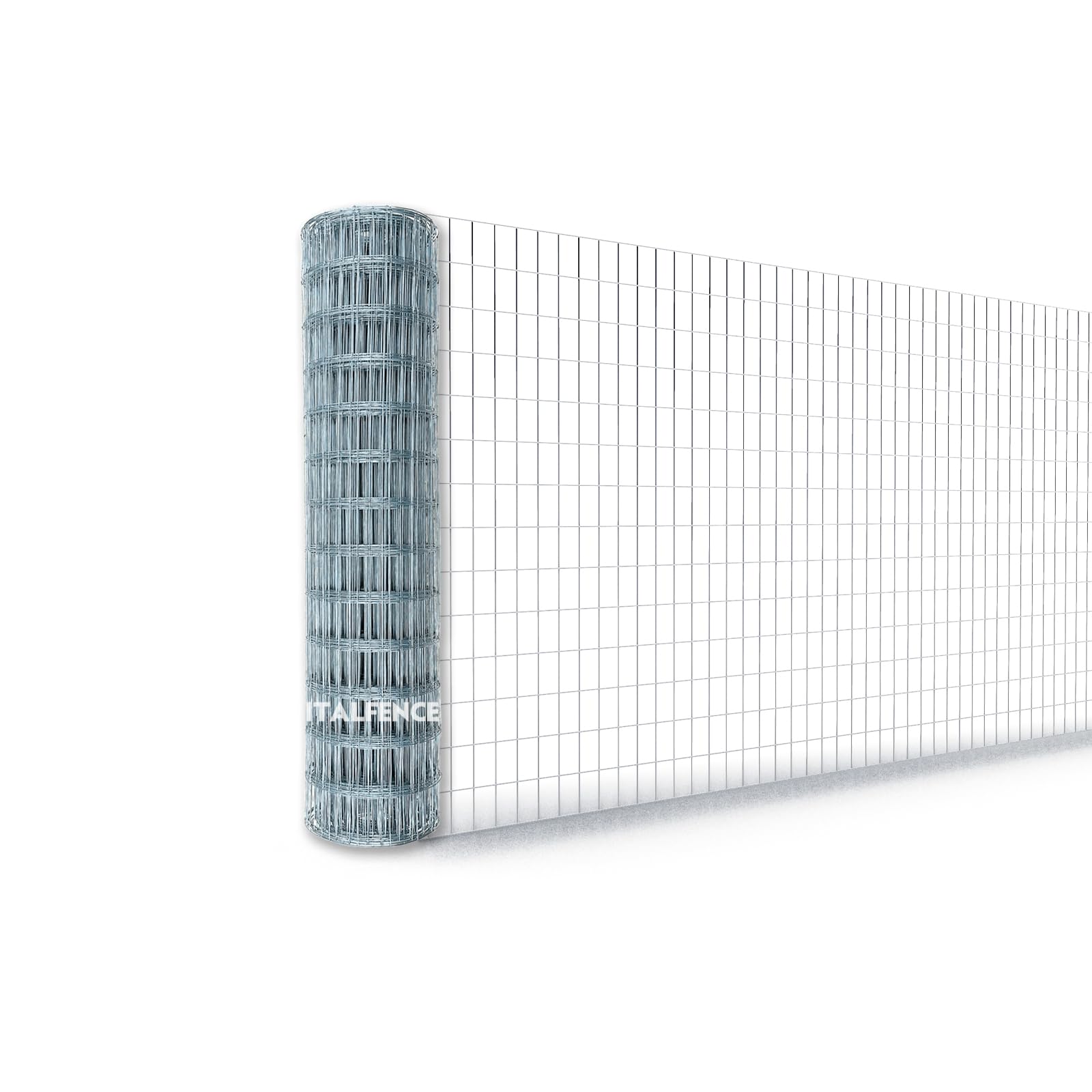 Malla metálica electrosoldada, galvanizada, 25m (Todas las alturas) [Ø1,80mm, 125cm]