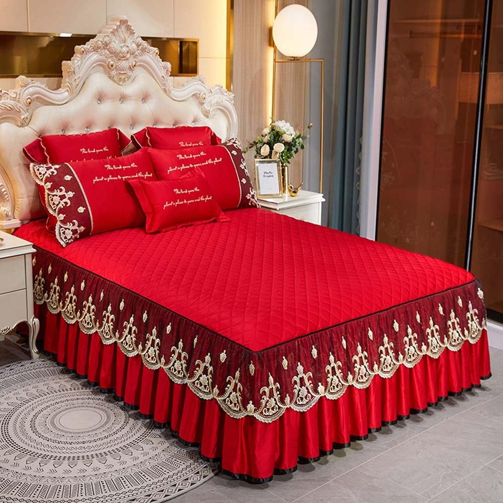 Couvre-lit à volants King Size dissimulez votre sommier avec élégance