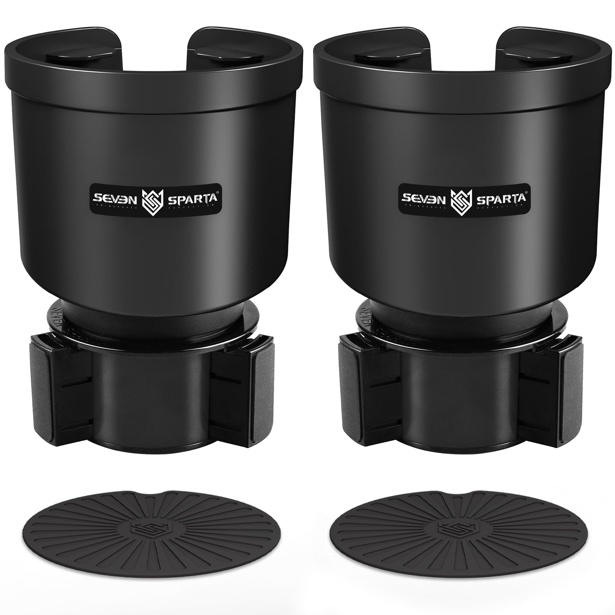 Kfz-Getränkehalter-Adapter, versetzbarer, Verstellbarer Sockel, ideal für Yeti Ramblers (414 ml/710 ml/1,06 l/1,36 l), Hydro Flask (946 ml/1,18 l) und Behältern mit 8,9–10,2 cm Durchmesser, 2 Stück