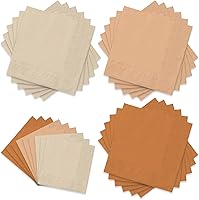 Vista 25 de Whaline Paquete de 150 Servilletas Marrones de 6.5 x 6.5 Pulgadas, Servilletas de Papel Desechables de 3 Colores con Tema Marrón de Otoño