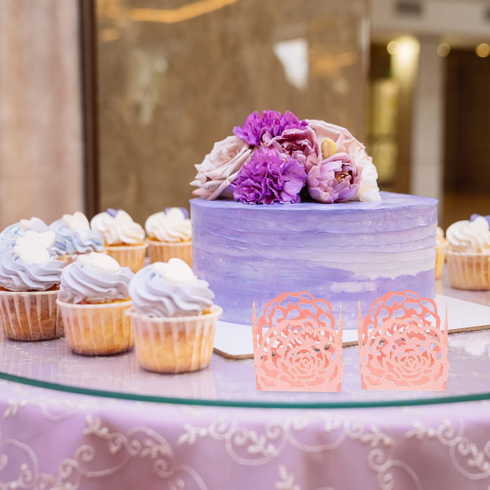 Paper Chocolate Cups Truffle Wrappers 50Pcs Paper Candy Chocolate Cups Chocolate Wrapping Trays Dessert Liners Chocolate Packing Separating Trays For Birthday Wedding Party