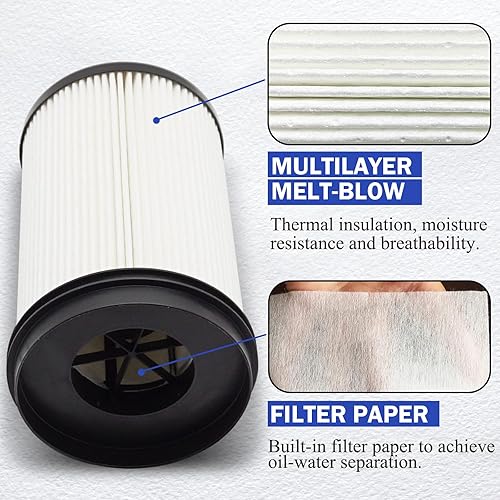 Miniatura 4 de R61709 Filtro de combustible separador de agua de repuesto para motor diésel Detroit DD13 DD15 DD16 utilizado en Detroit 03-40538-009 carcasa