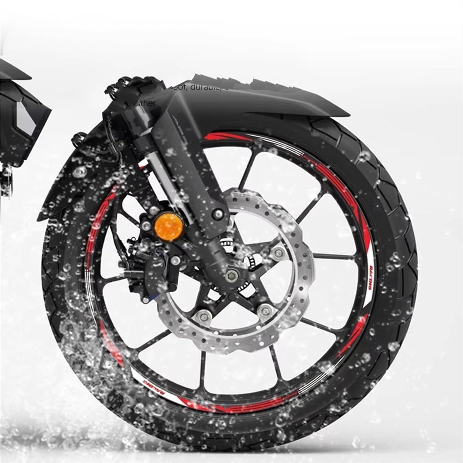 19 ”17” Motorrad Rad Aufkleber Hub Aufkleber Felge Streifen Band Für NX500 2024 NX 500(Set Meal 1)
