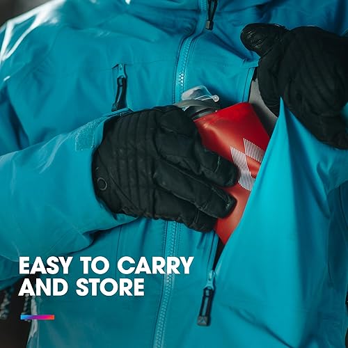 Miniatura 3 de HydraPak Stow - Collapsible Backpacking Water Bottle (350ml, 500ml, 1L) - BPA Free, Ultra Light, Spill-Proof Twist Cap