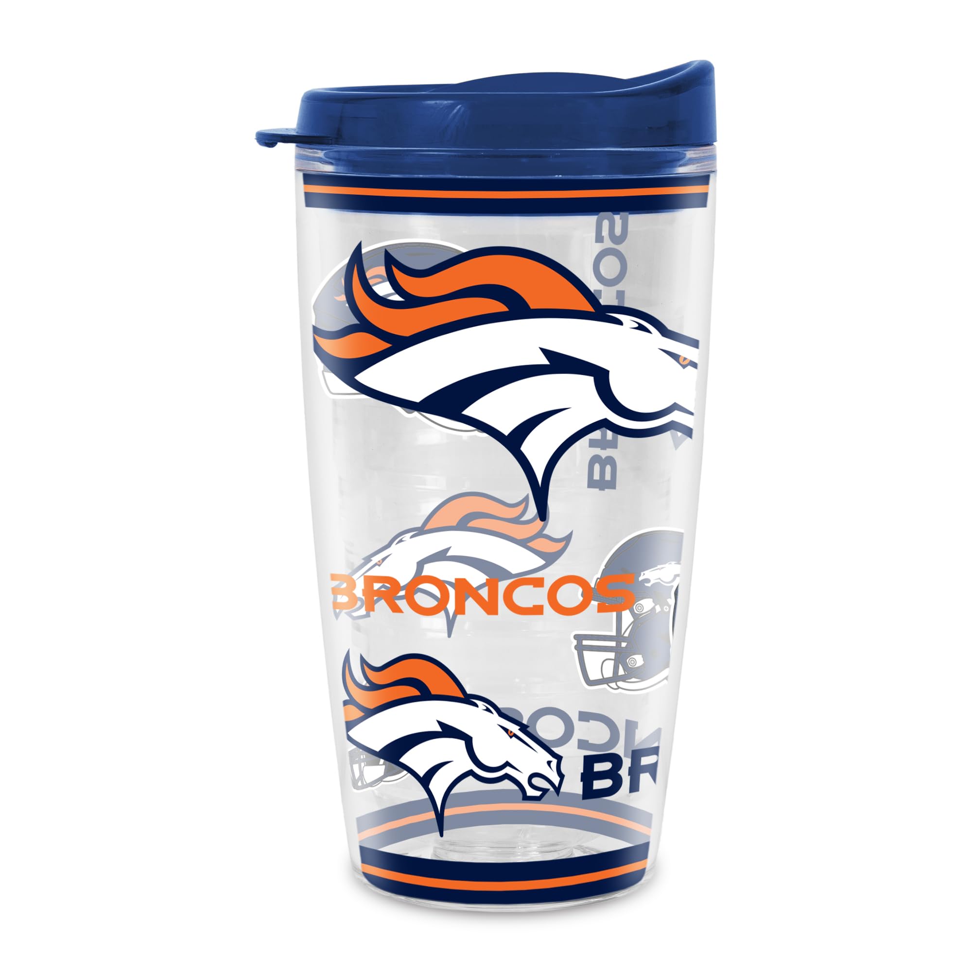 Rico Industries NFL Football Double Wall Mayhem 16oz Tritan Tumbler W Lid