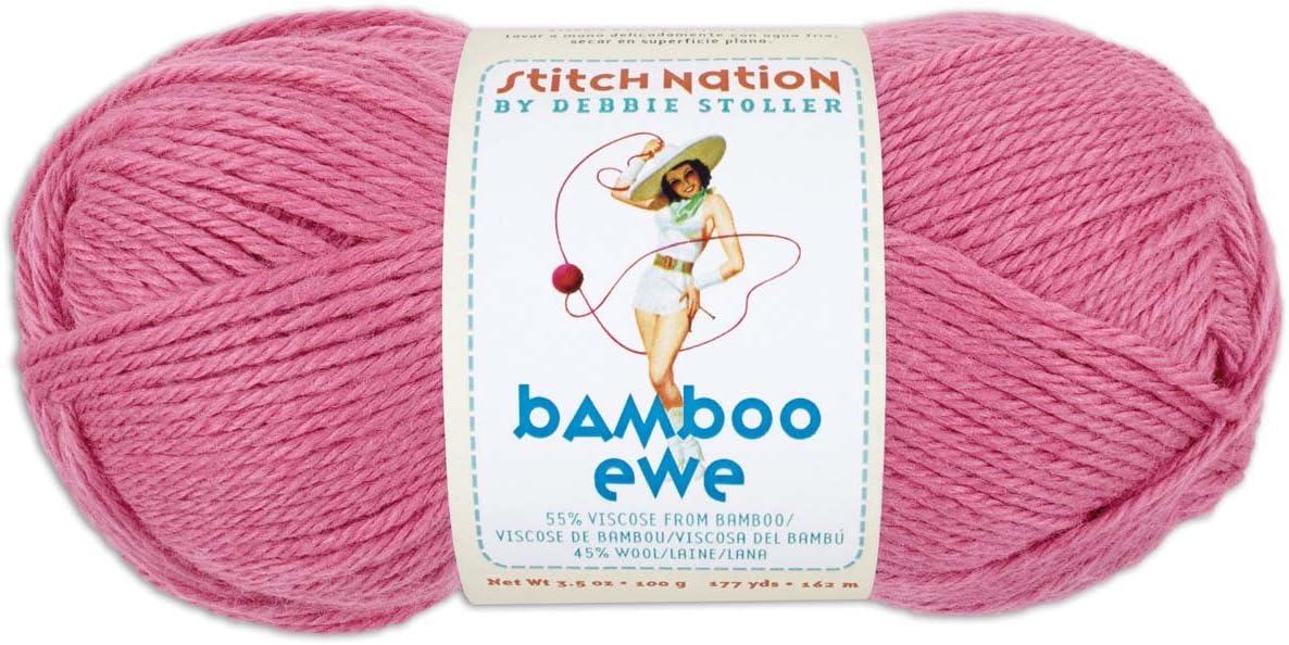 Stitch Nation By Debbie Stoller Bamboo Ewe YarnSnapdragon