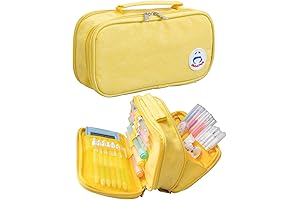 Bright Yellow Pencil Pouch: The Ultimate Storage Solution for School, Office, and Beyond